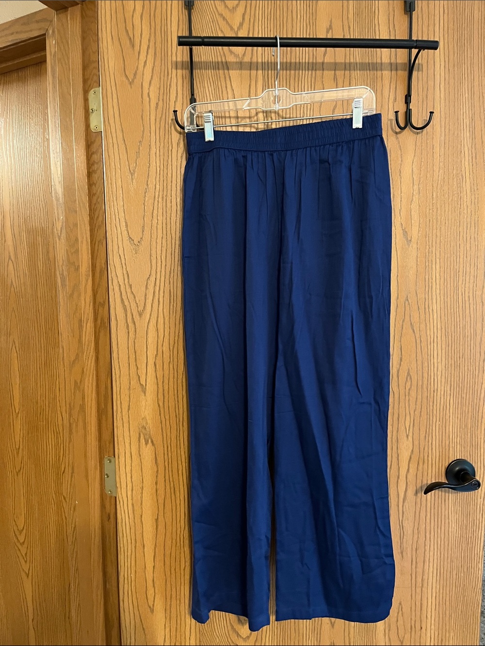 Embroidered Navy Sz L Two-Piece Blue Women's Indian Kurta with Tassel Details - Picture 6 of 7